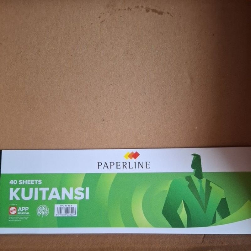 

kuitansi Tanggung paperline PPL KT 40 T isi 40 lembar 23x9cm