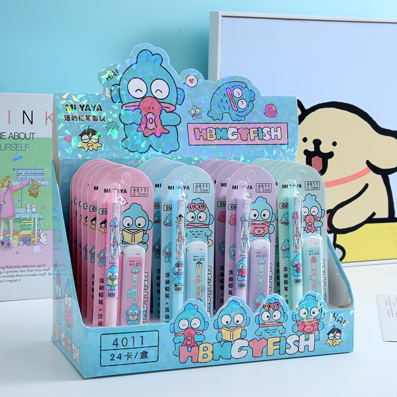 

{Sanrio Hangyodon} Set Pensil Mekanik Karakter Sanrio Hangyodon No. MYY-4011
