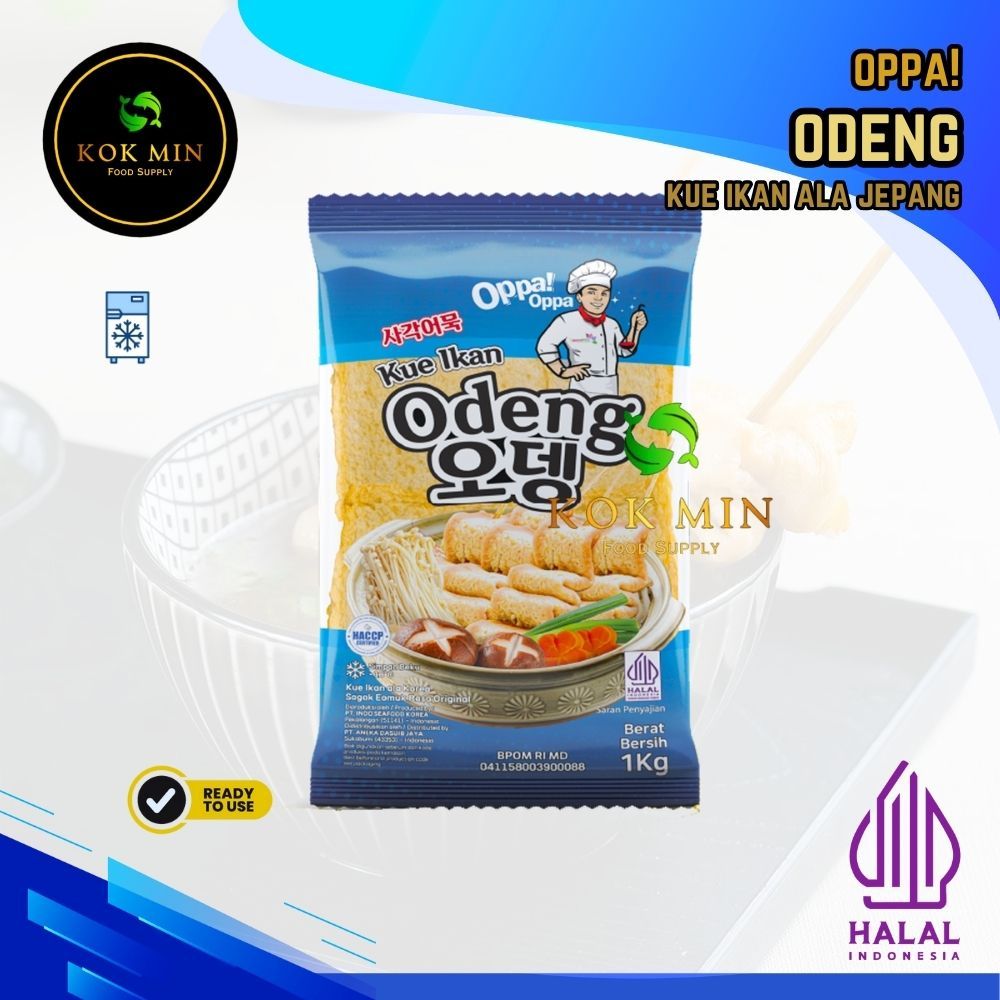 

Oppa! Odeng / Kue Ikan Khas Korea / Korean Fish Cakes - 1000 gram