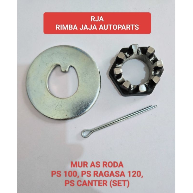 MUR AS RODA DEPAN SET COLT DIESEL PS 100, PS RAGASA 120, PS CANTER (SET) (HITAM)