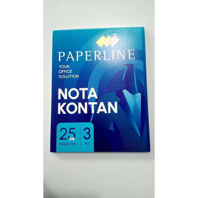 

(PAK) Nota Kontan Besar K3 Rangkap 3 Paperline isi 10