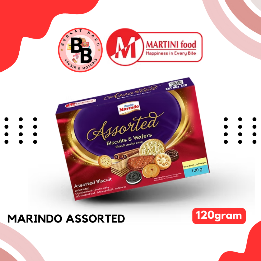 

[BB SNACK] MARINDO ASSORTED BISCUITS 120gram