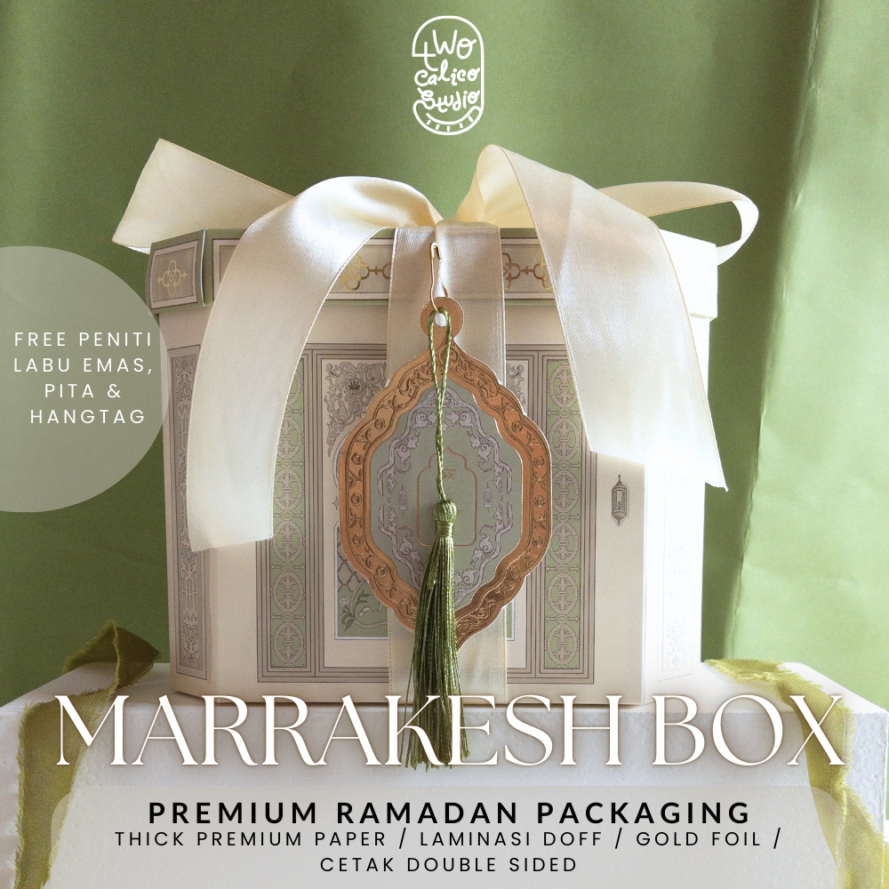 

(10pcs) kotak dus toples packaging utk hampers Ramadan Idul Fitri Lebaran | Marrakesh Box