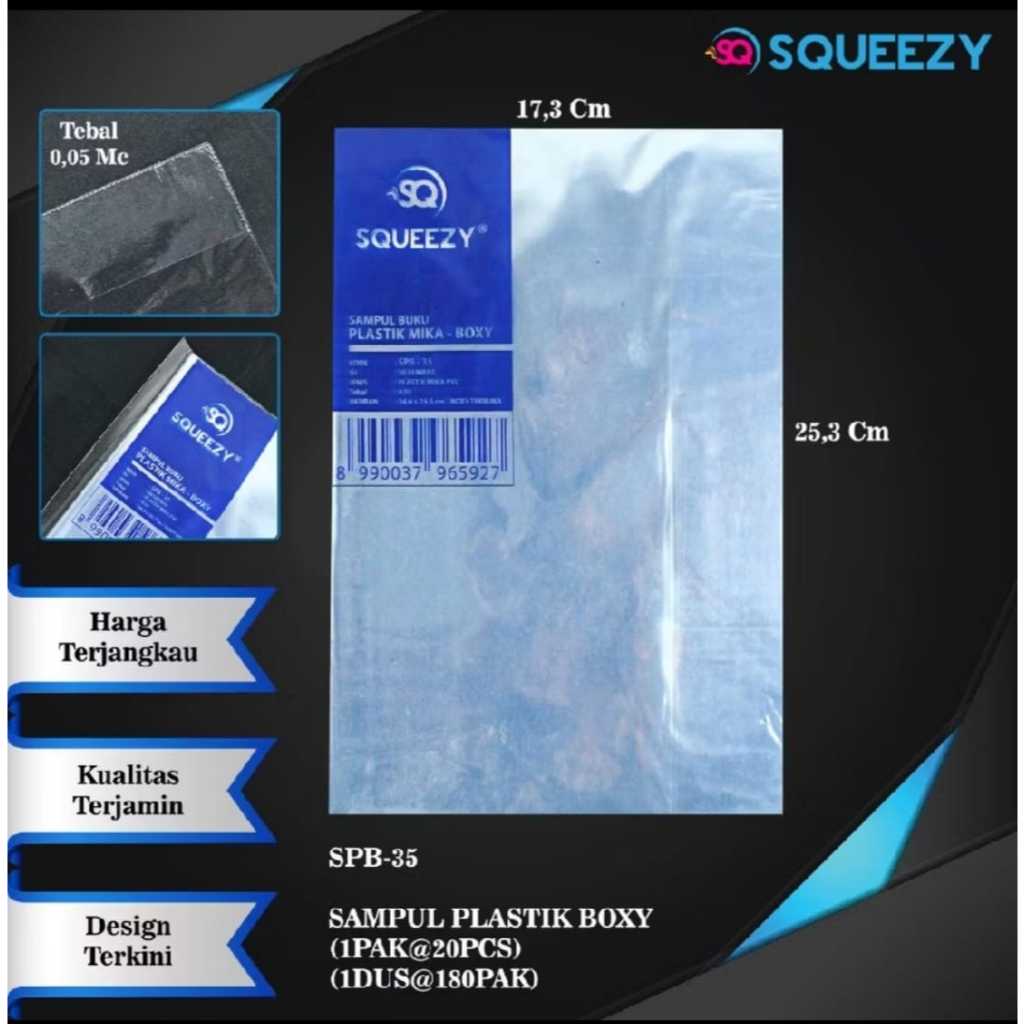 

SAMPUL PLASTIK BOXY SQUEEZY SPB-35 UK 17,3CM X 25,3CM TERLARIS