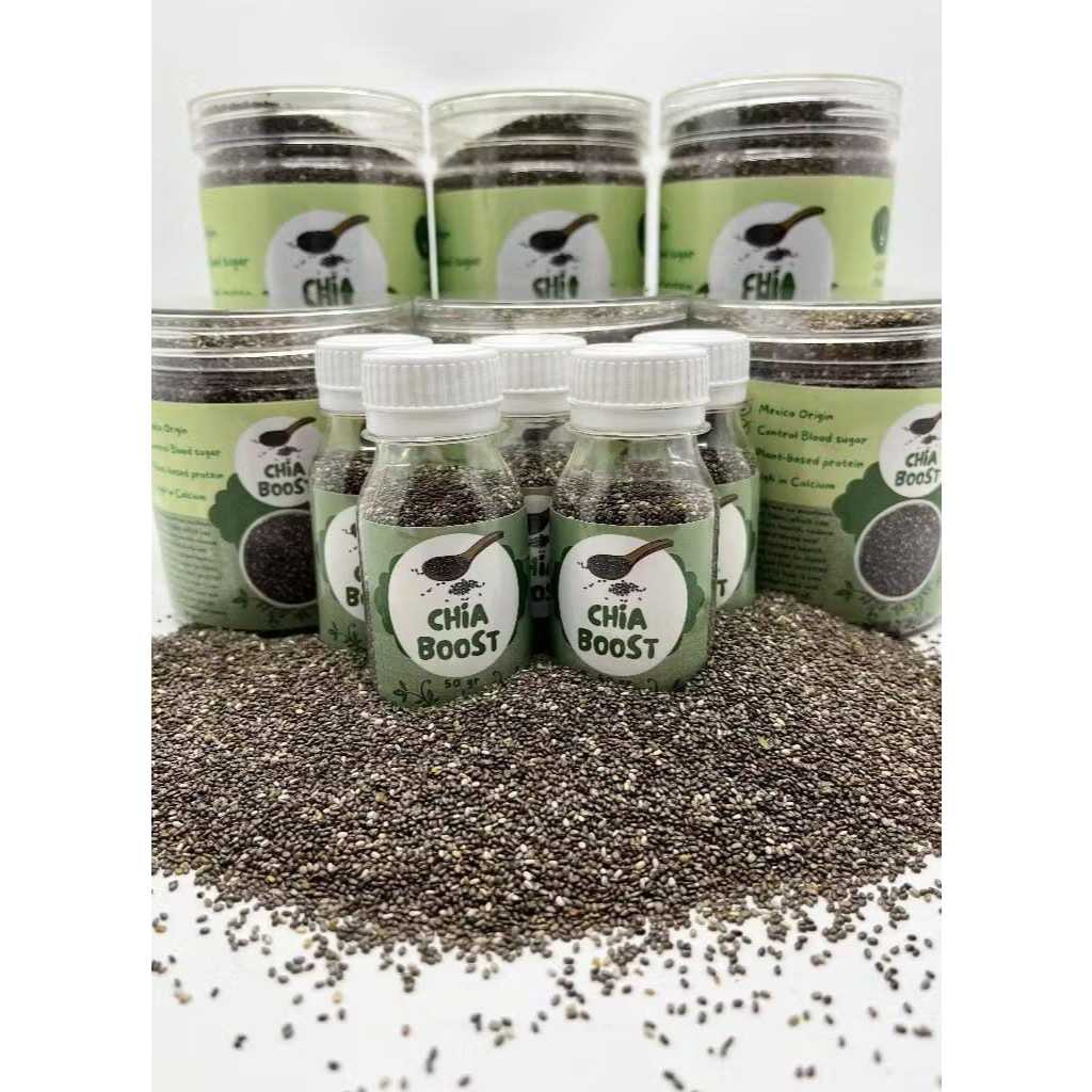 

Chia Seed 100gram 400gram 700gram Ready Grade A Premiun Quality Original 100%