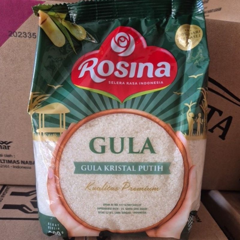

Rosina Gula Kristal Putih 800gr Harga Satuan