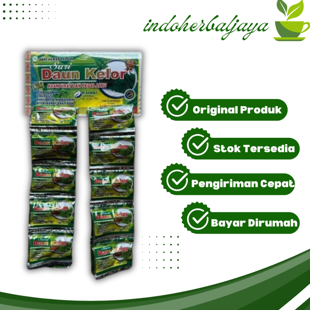 

Sari Daun Kelor Kapsul Pegal Linu Original