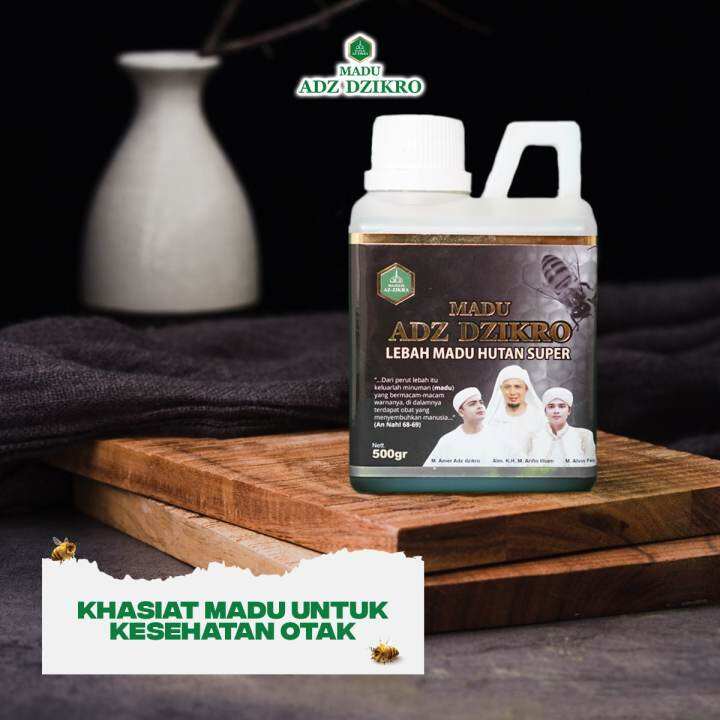 

Madu Adz Dzikro Hutan Super Asli 100% 500 gr + Brosur