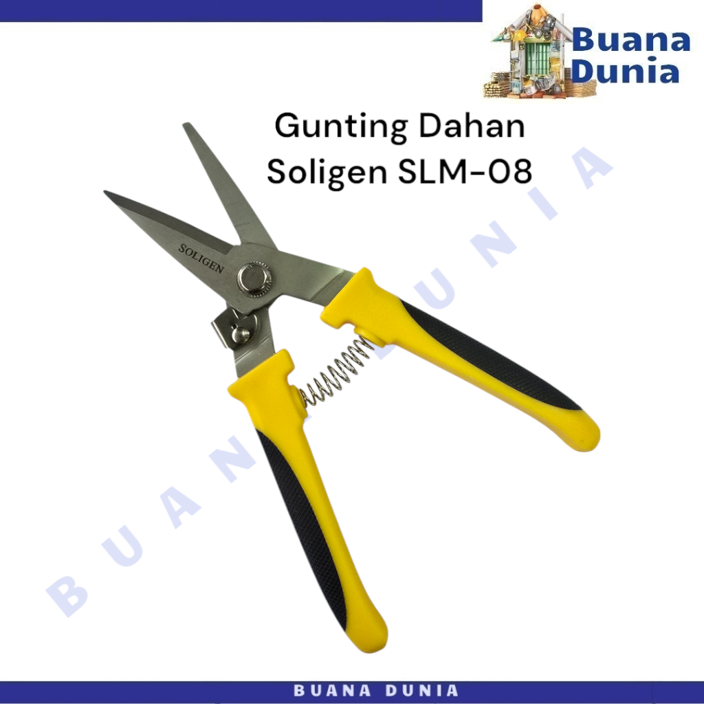 

Gunting Dahan Soligen 8 Inch SLM-08 | Gunting Seng | Gunting Serbaguna | Gunting Kawat | (1PC)