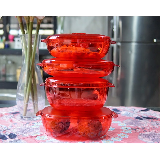 Classy Crystalline Tupperware