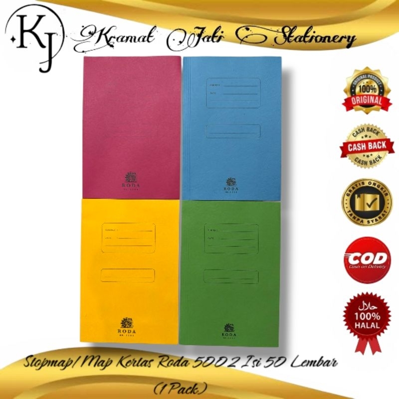 

Stopmap/Map Kertas Roda 5002 Isi 50 Lembar (1 Pack)