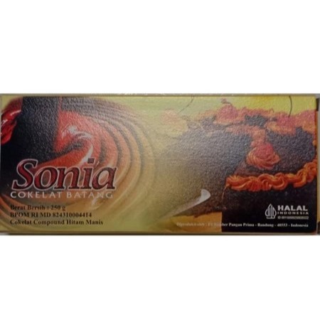 

COKLAT BLOK SONIA DARK 250 Gram