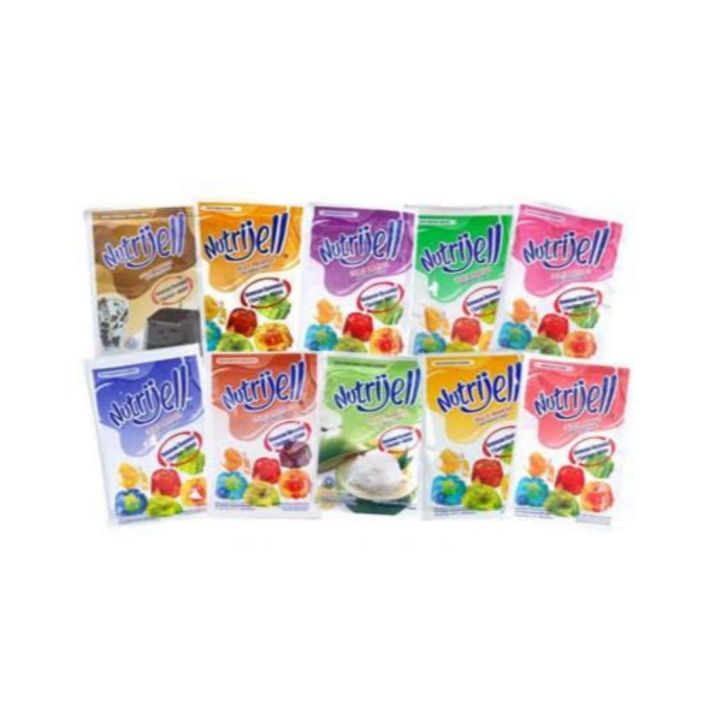 

Nutrijell 10gram / Bubuk Agar Jelly Pudding Instan Nutrijell