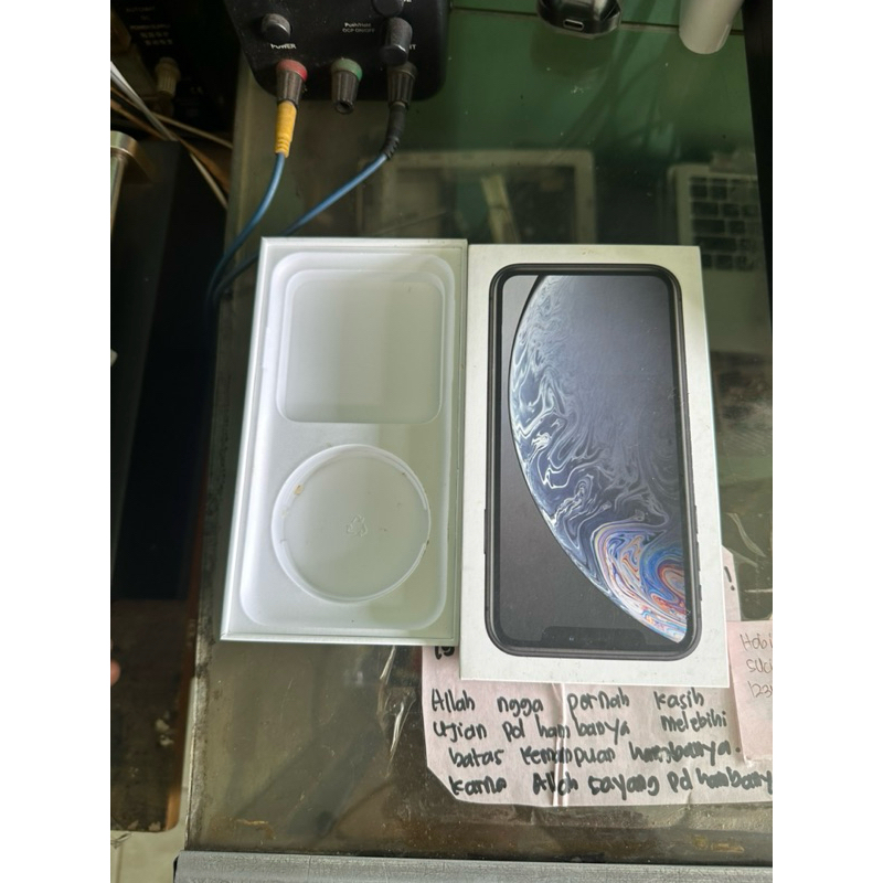 DUS BOX KOTAK IPHONE XR ORIGINAL COPOTAN EX IBOX