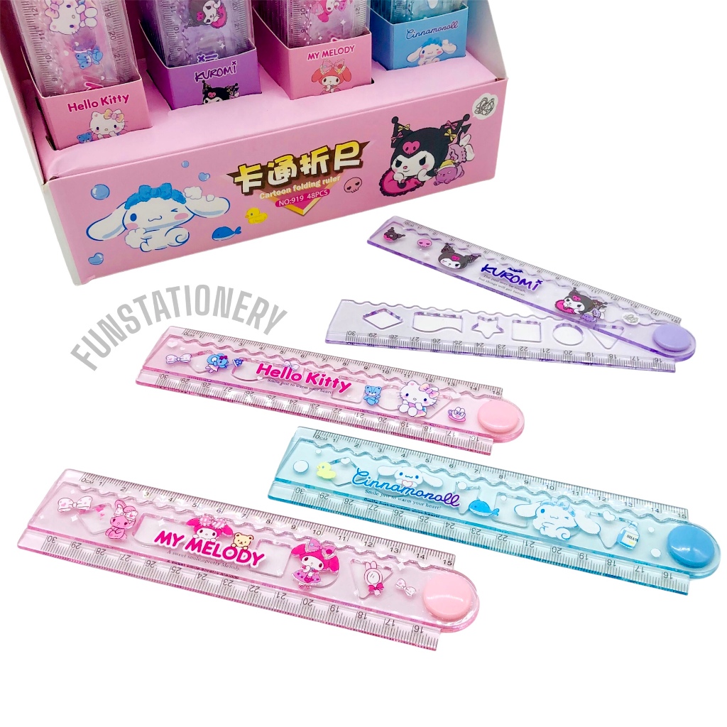 

(30 CM) PENGGARIS LIPAT SANRIO 919 / RULER KUROMI MY MELODY