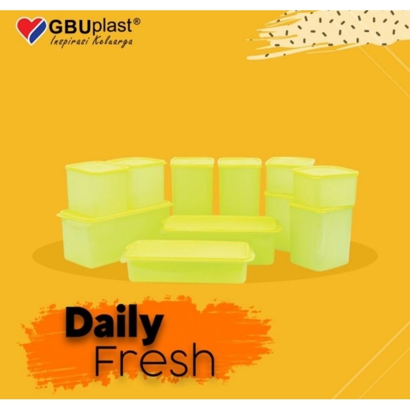 Toples set Daily fresh GBU plast 11 in 1