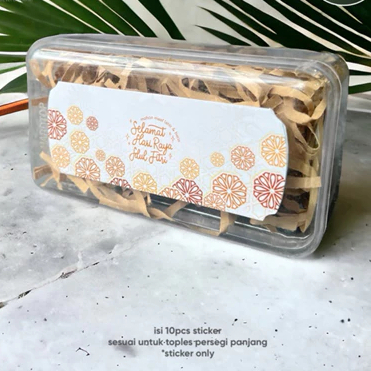 

stiker tempel toples persegi panjang edisi morrocans hari eaya sticker seal landscape 4x11 cm