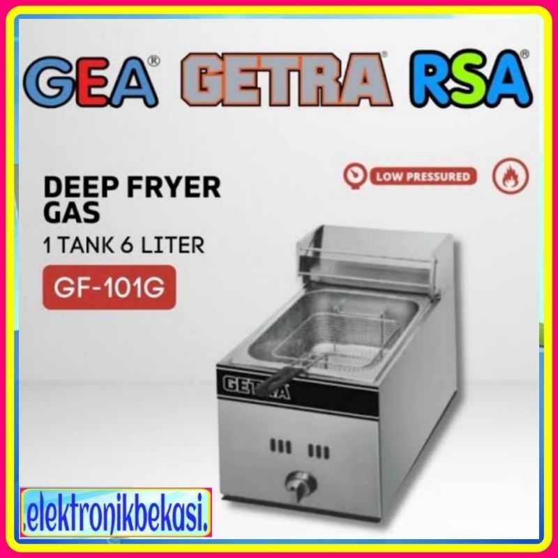 GETRA GF 101 G FRYER / GETRA DEEP FRYER GAS GF 101 G / GETRA GAS DEEP FRYER GF 101 G