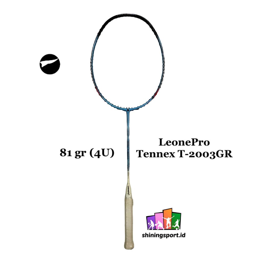 Raket Badminton LeonePro By Pro Ace Tennex T-2003GR (+ FREE TOWEL GRIP 2 PCS)