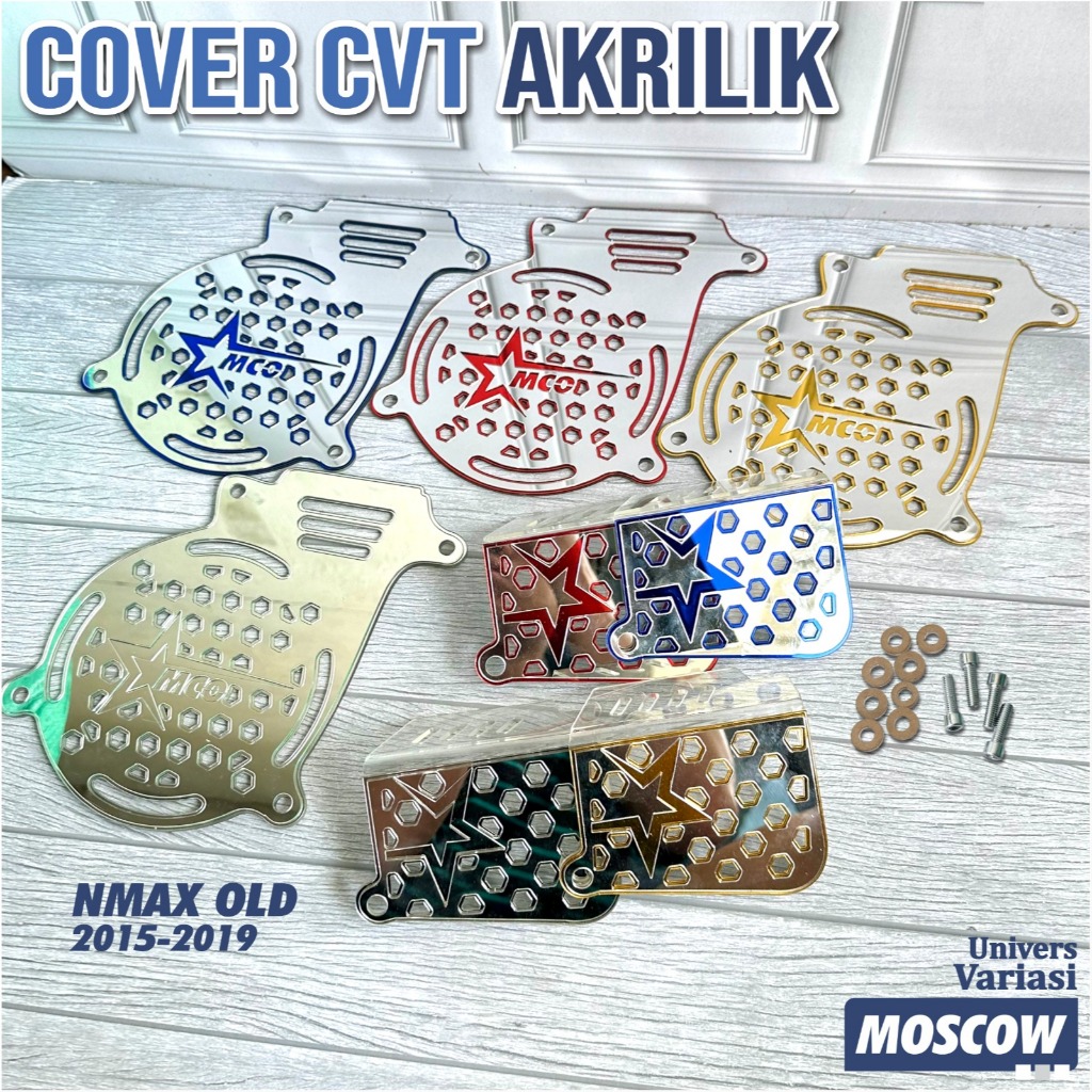 TUTUP COVER CVT NMAX OLD 2015 - 2019 COVER CVT NMAX OLD NMAX LAMA AKRILIK TEBAL 3MM  TUTUP BAK MESIN