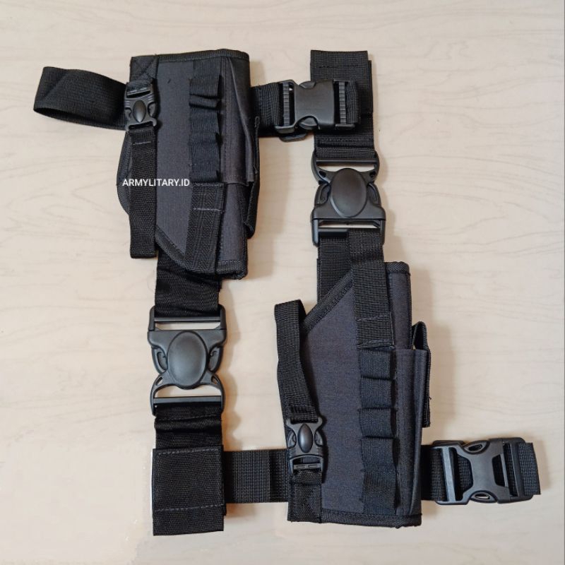 HOLSTER PAHA KANAN KIRI TACTICAL UNIVERSAL ASETAL