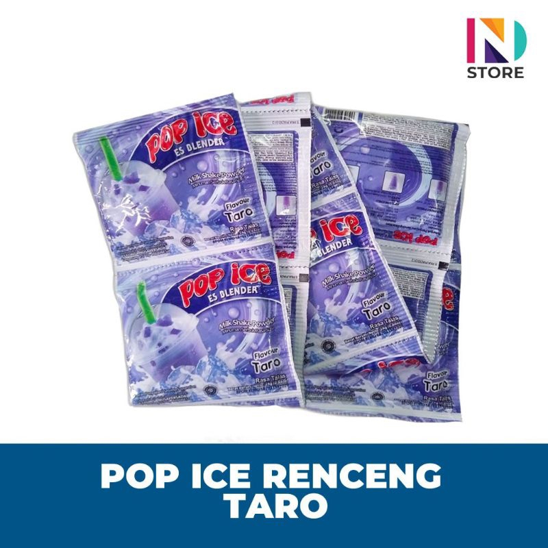 

pop ice taro 1 renceng isi 10