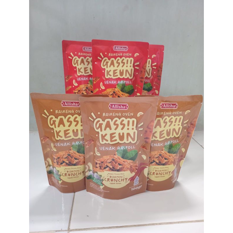 

Basreng Oven pedas daun jeruk dan ori isian 6pcs isi 100gram
