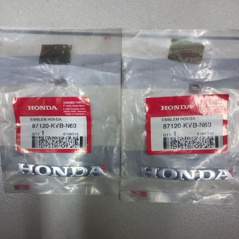 87120KVBN60 – EMBLEM HONDA, EMBLIM HONDA VARIO KARBU, VARIO 110 TECHNO ORI AHM