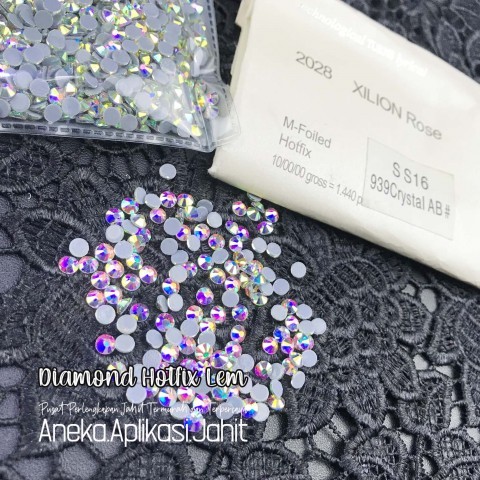 1.440 BIJI PAYET KRISTAL TEMPEL HOTFIX BATU MOTE PAYET GOSOK