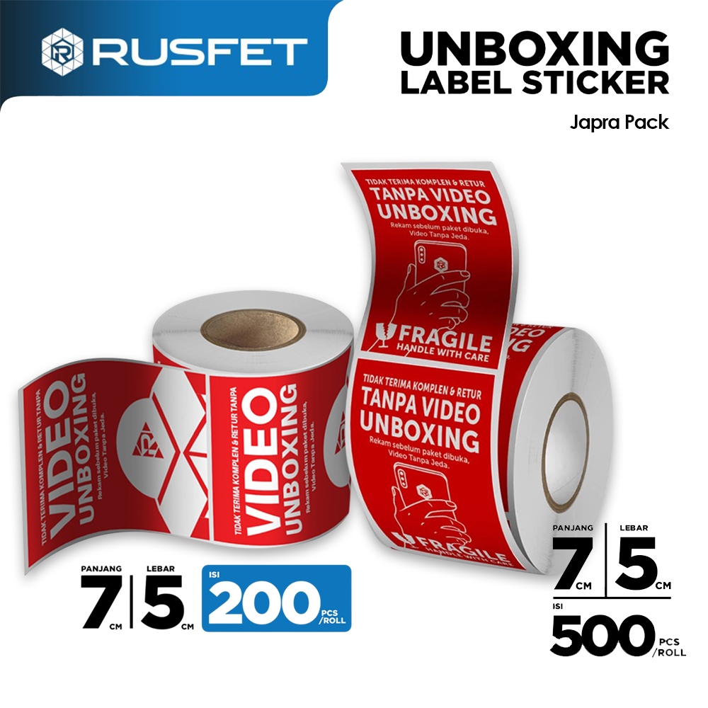 

STIKER FRAGILE LABEL STICKER UNBOXING ONLINE SHOP TEMPELAN PAKET VIDEO UNBOXING / Label Fragile