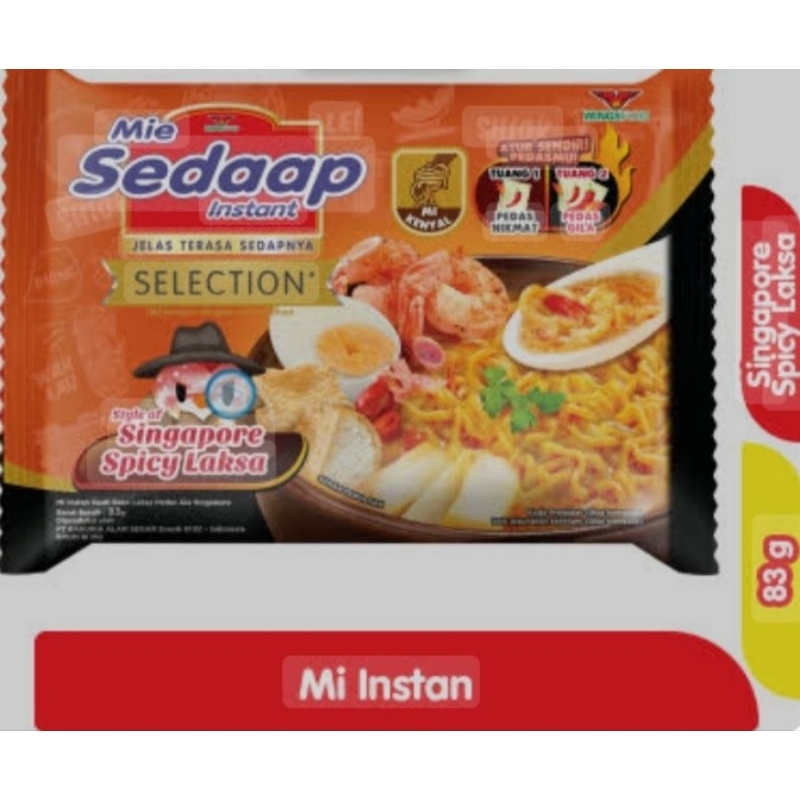 

MIE SEDAAP SINGAPORE SPICY LAKSA 83gr