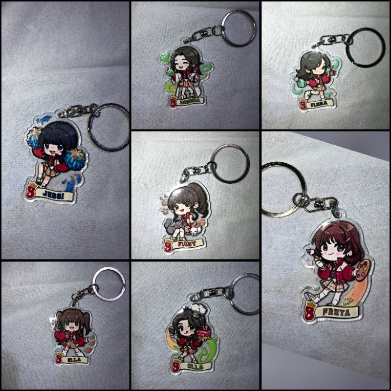 Oficial Keychain batch 2 *JKT 48 X Tango* Bonus 2 card Oficial .Terbatas