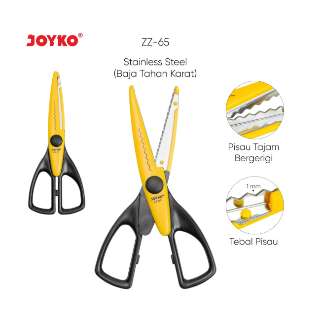 

Gunting Zig-zag JOYKO ZZ-65