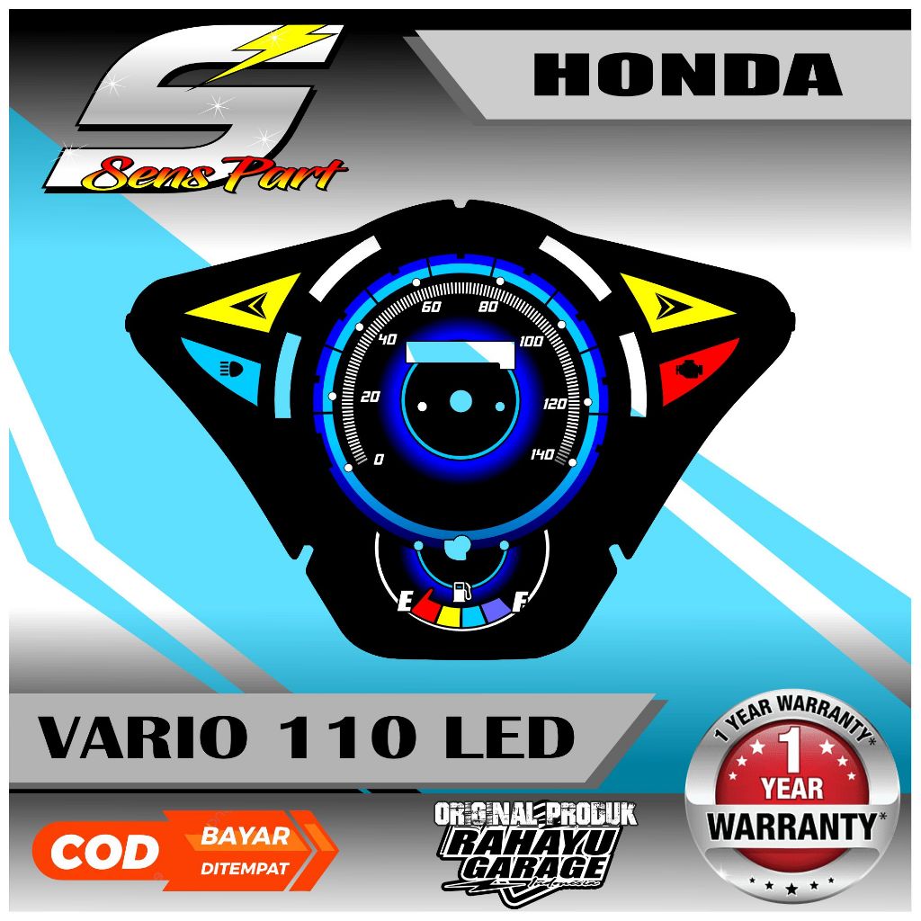 PAPAN SPEEDOMETER CUSTOM HONDA VARIO 110 LED
