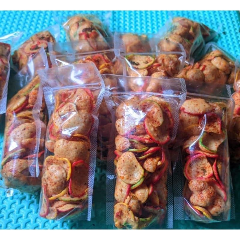 

keripik seblak kering kerupuk kering pedas gurih renyah bikin nagih