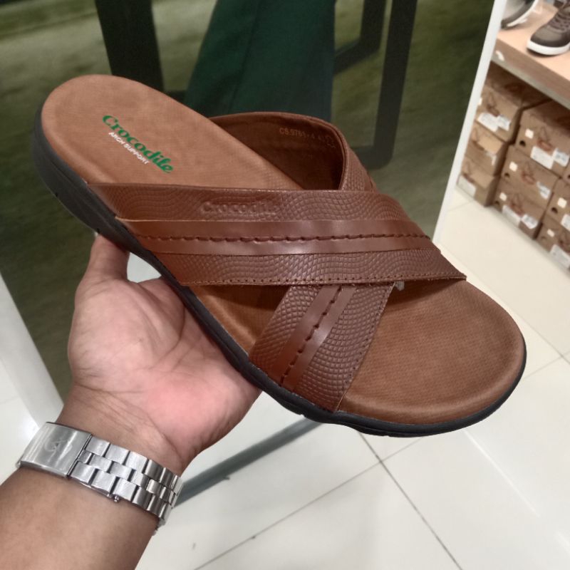 CROCODILE SANDAL PRIA | SANDAL SLIP ON KULIT | ORIGINAL