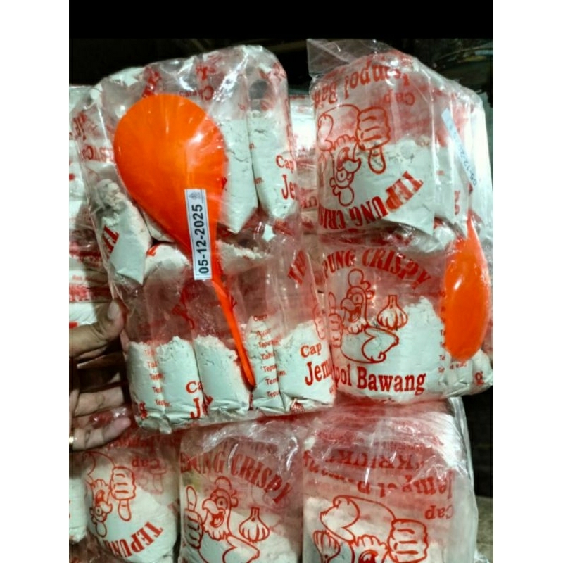

Tepung Bumbu Bawang cap jempol 1pack isi 11pcs+ free centong