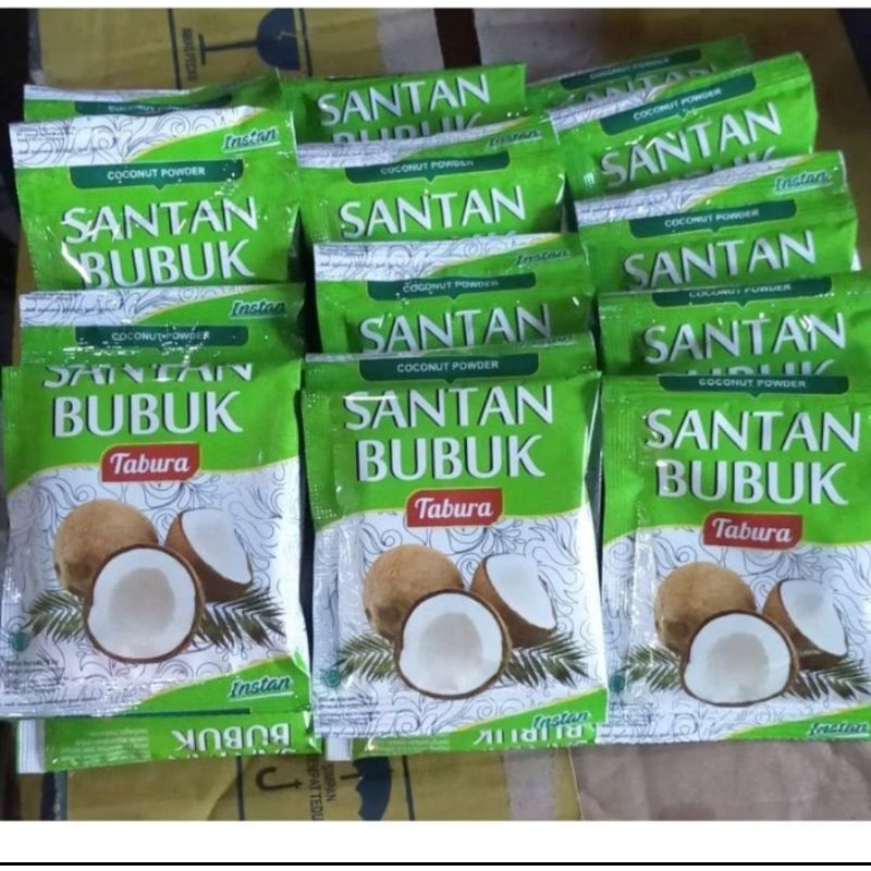 

Santan bubuk Tabura 13gr 1 renteng isi 10
