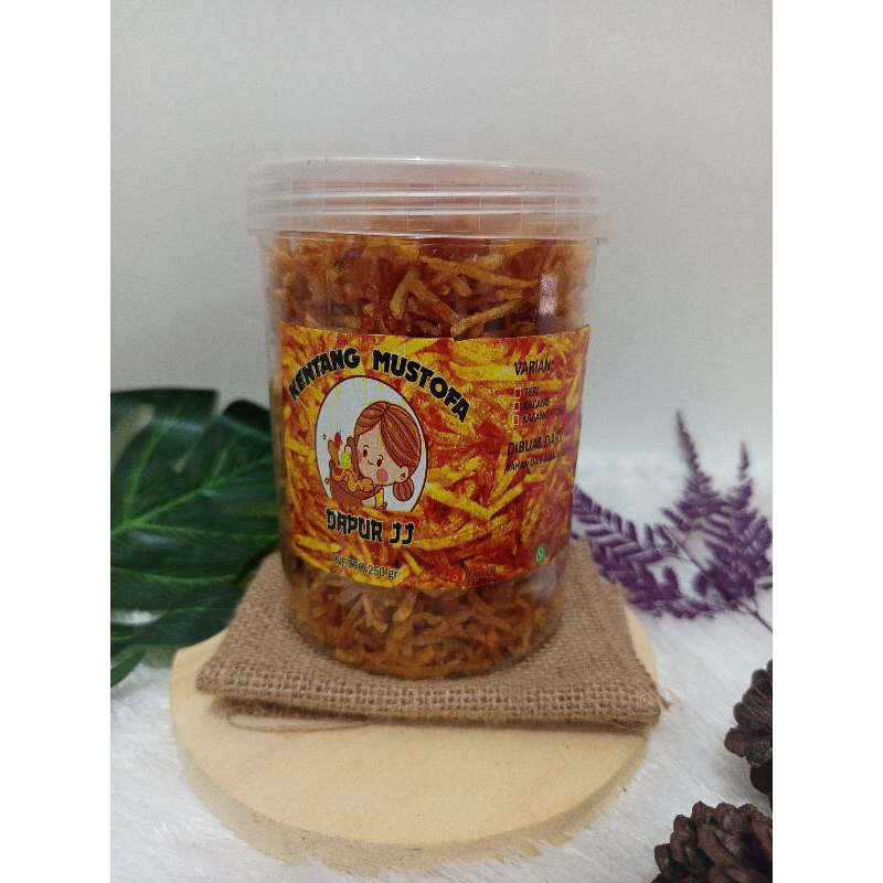 

Kentang Mustofa Pedas Manis Toples 750ml