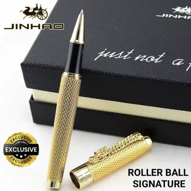 

Pulpen Mewah Roller Ball Sign Pen Signature Jinhao ORIGINAL Lengkap Dengan Box Exlusive
