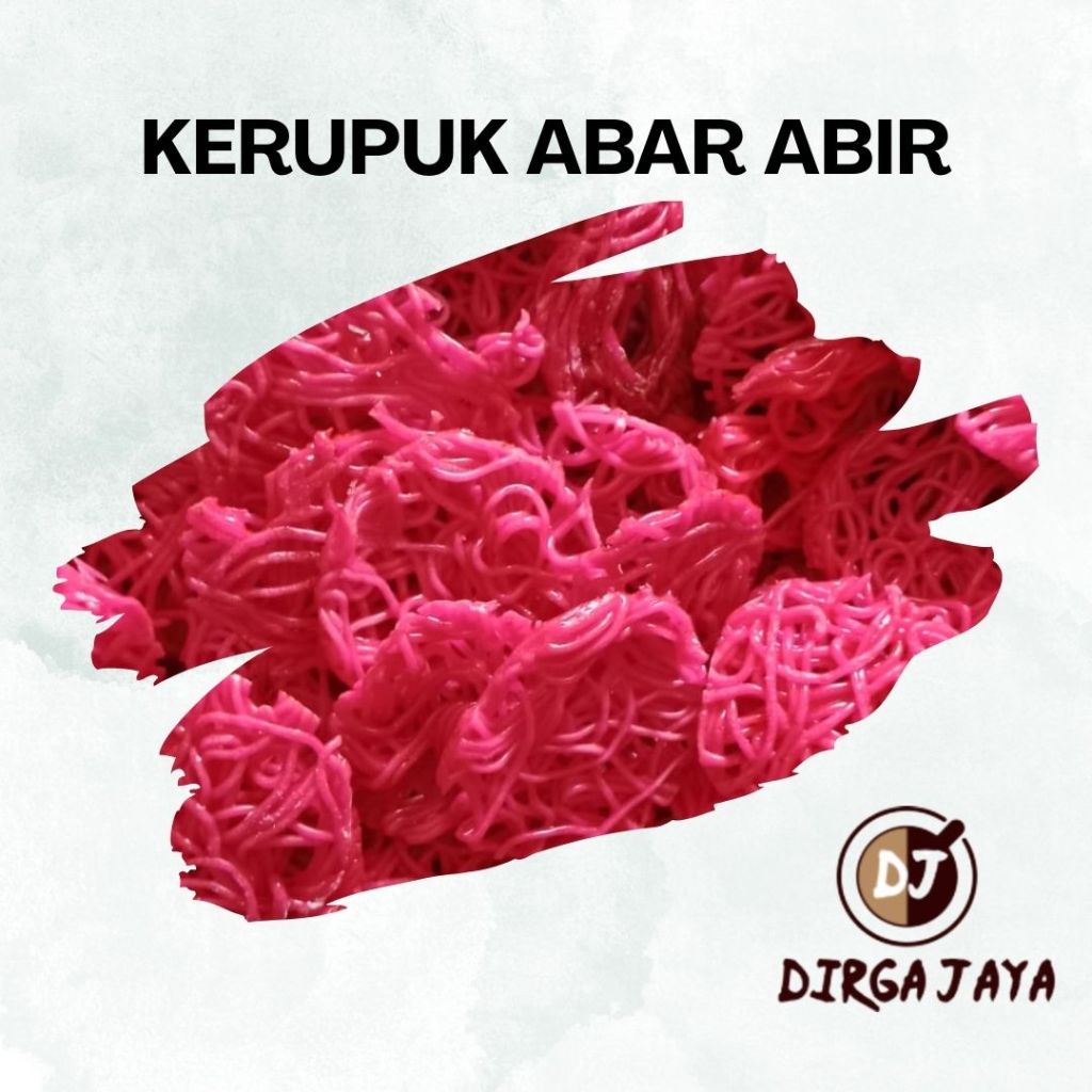 

Makanan Ringan Kerupuk/ Krupuk Abar abir merah