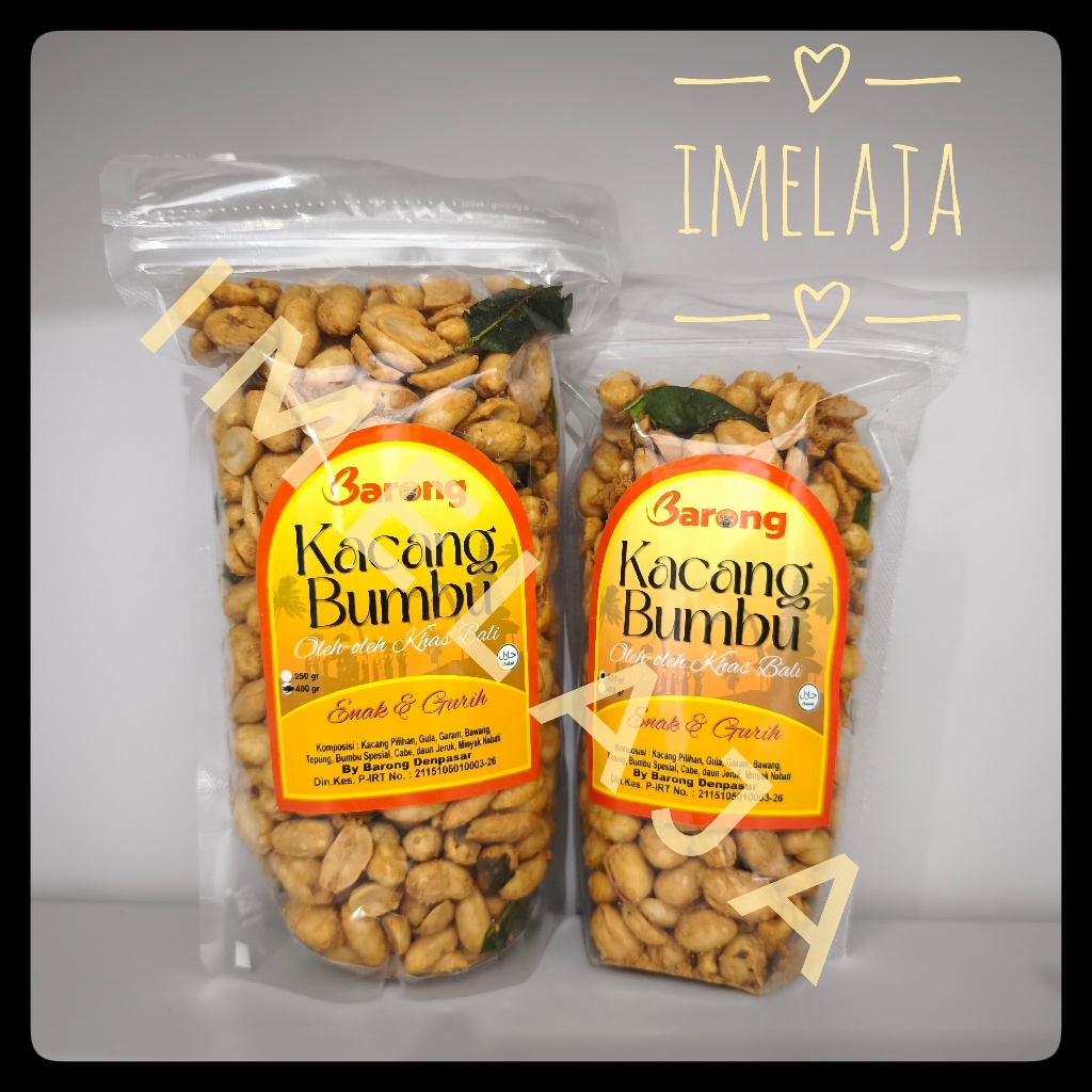 

Barong" Kacang Bali Bumbu