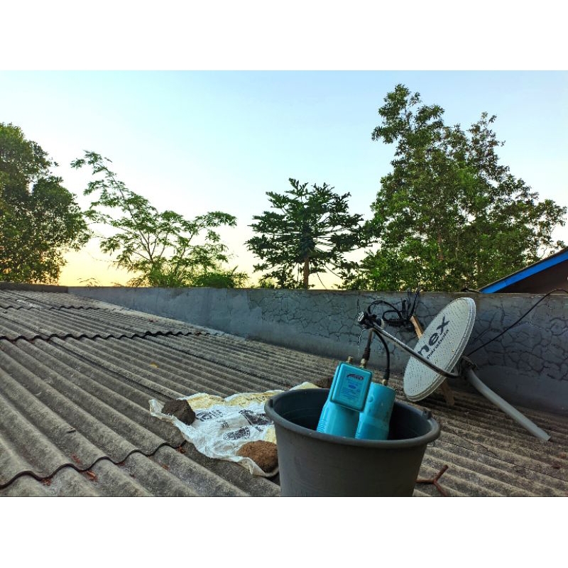 Parabola mini odu 45cm kuband paket receiver nex parabola - 45CM NEX MERAH