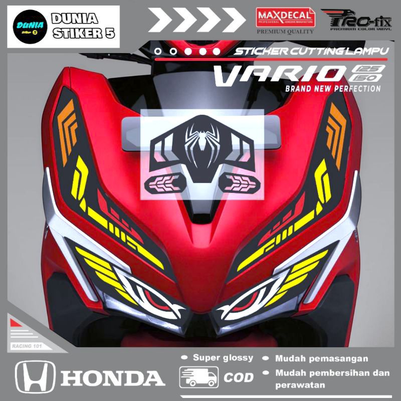 Sticker Variasi Lampu Alis VARIO LED NEW 125/150 Tahun 2018 - 2024