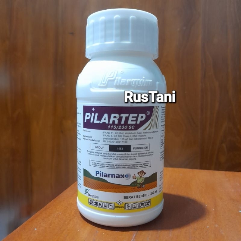 Fungisida PILARTEP 115/230SC 250ml bahan aktif : Piraklostrobin 115g/l + Tebuconazole 230g/l