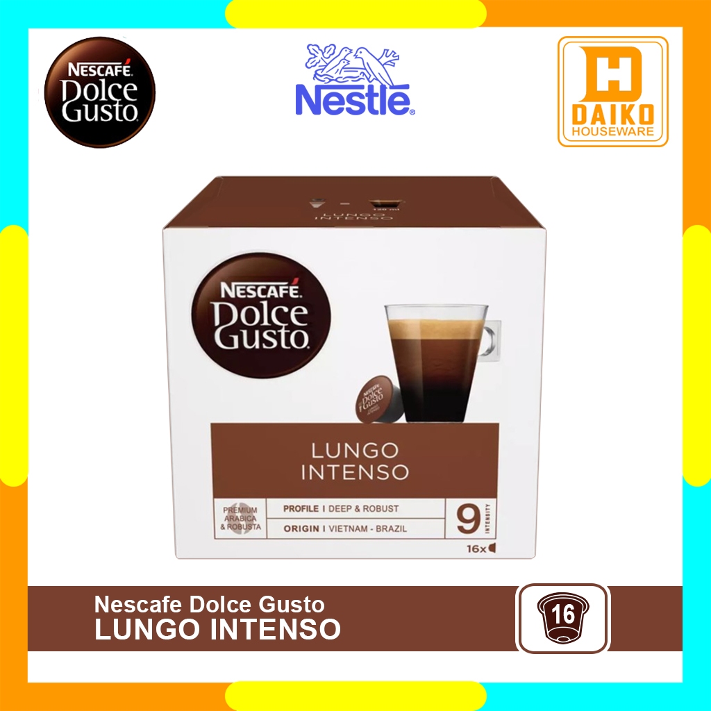 

Nescafe Dolce Gusto Lungo Intenso Box - Capsule NDG Import - Kopi Kapsul Original Nestle
