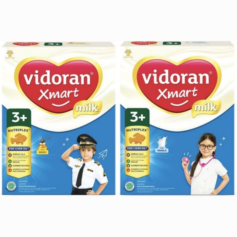 

Vidoran Xmart 3+ Madu Vanila 700 g Susu Bubuk Pertumbuhan Anak 3-5 Tahun
