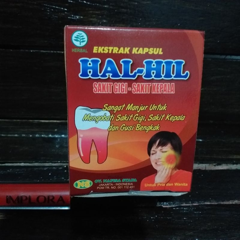 Hal Hil Kapsul Jamu Sakit Gigi