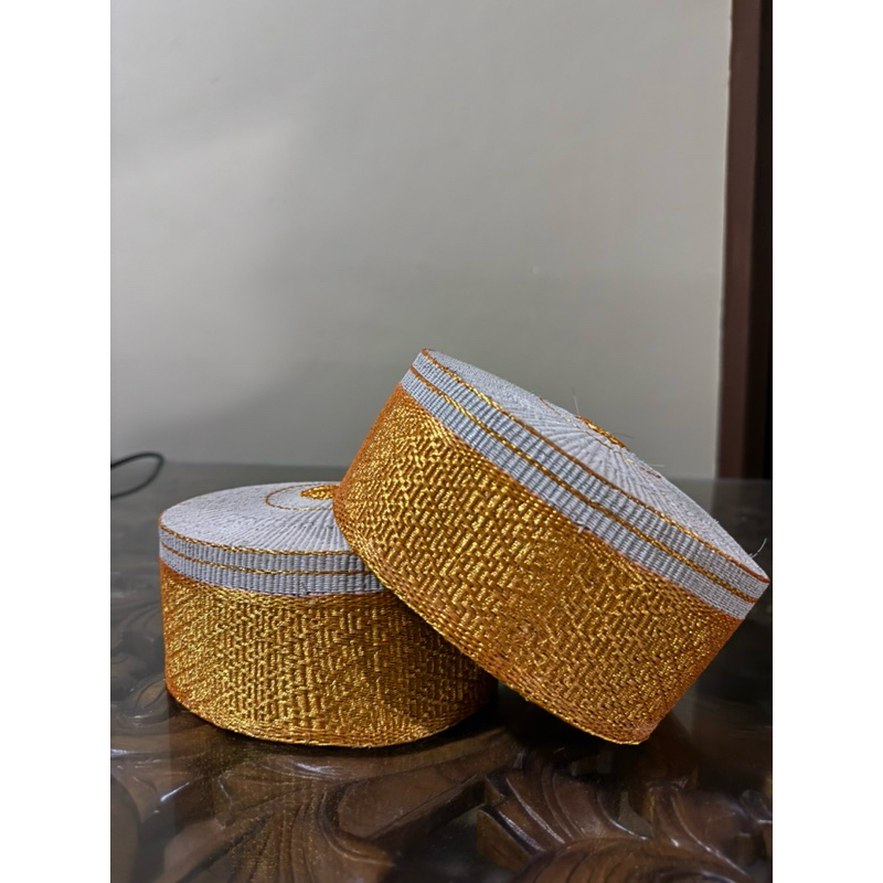 songkok recca benang jokowi putih kualitas standar