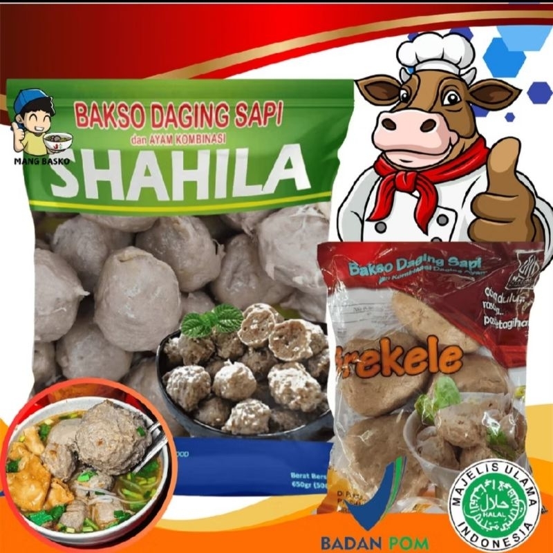 

Bakso urat sapi isi 50+5 bakso jumbo
